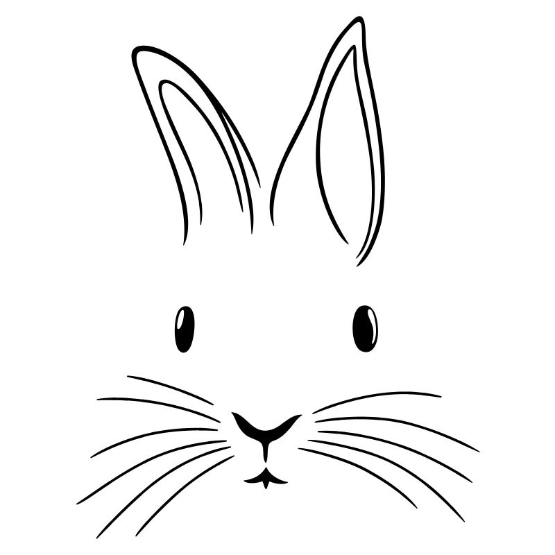 Minimalist Easter Easter Floppy Ear