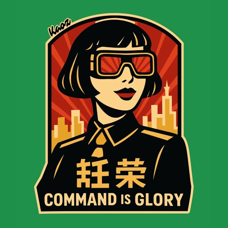 Affiche rétro de Command Is Glory