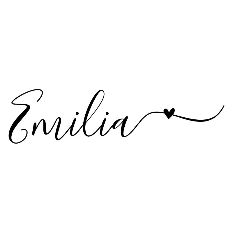 Emilia Name First Name Decorative