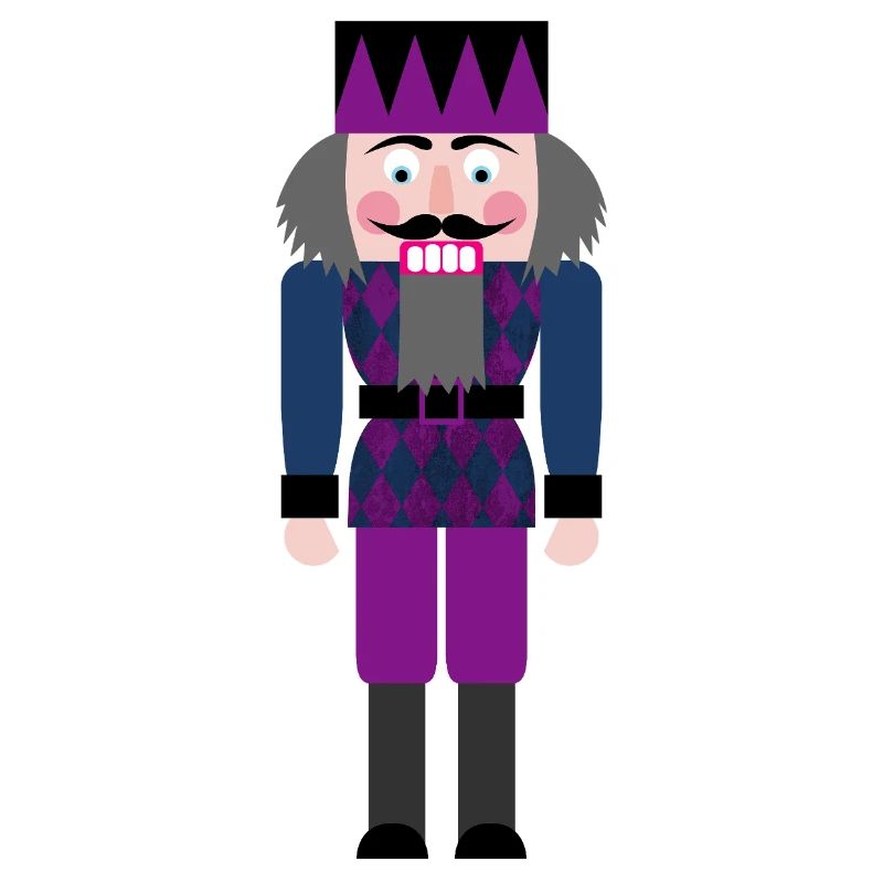Nutcracker Diamond Rhombs Pattern Christmas Xmas