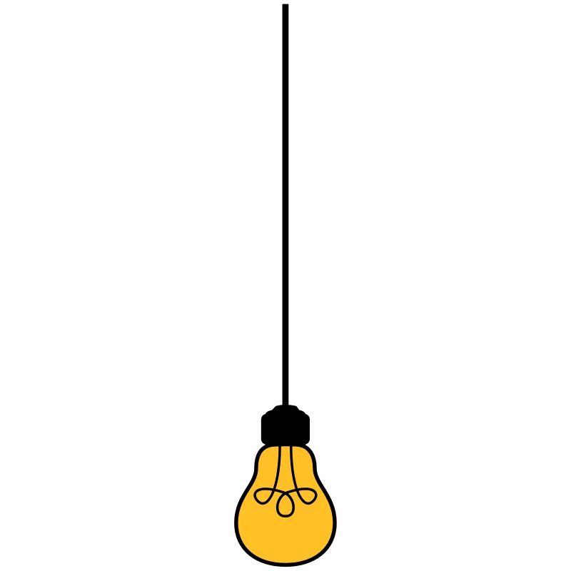 ceiling top cable hang light bulb light electricity id