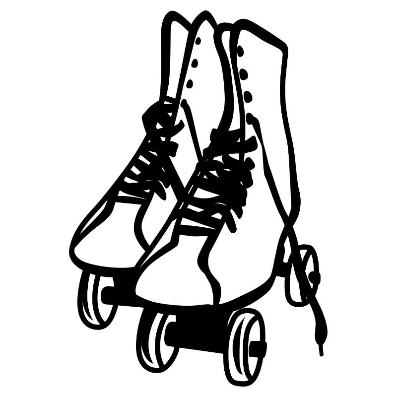 Roller skates sketch