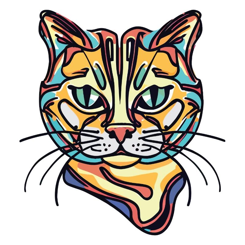 Bunte Katze