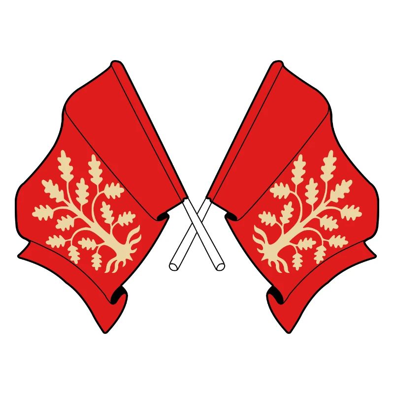 Drapeaux croisés de la conception symbolique d’Agder