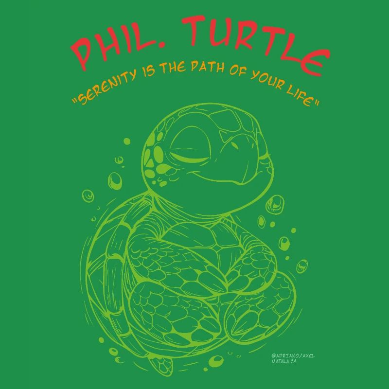 Phil Turtle Zen Path Tee