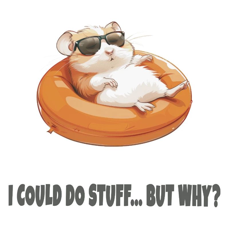 I Could Do Stuff... But Why? | Funny Lazy Hamster