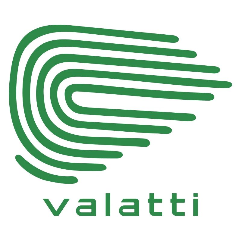 Valatti Green Wave Line Abstract