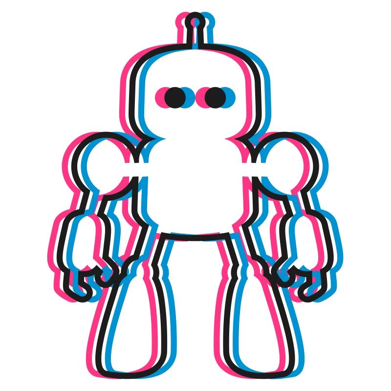 Robot 3D Effect AI Sci-Fi