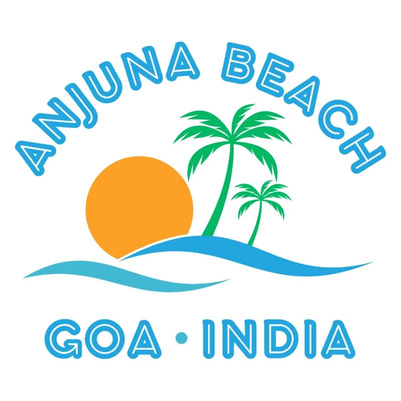 Plage d’Anjuna Goa Coucher de soleil