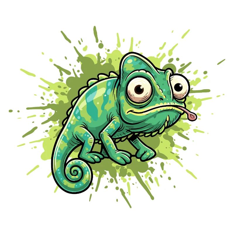 Éclaboussure de graffiti caméléon