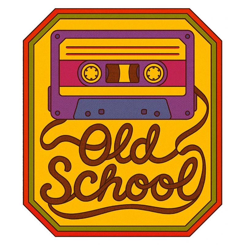Patch rétro cassette à l’ancienne
