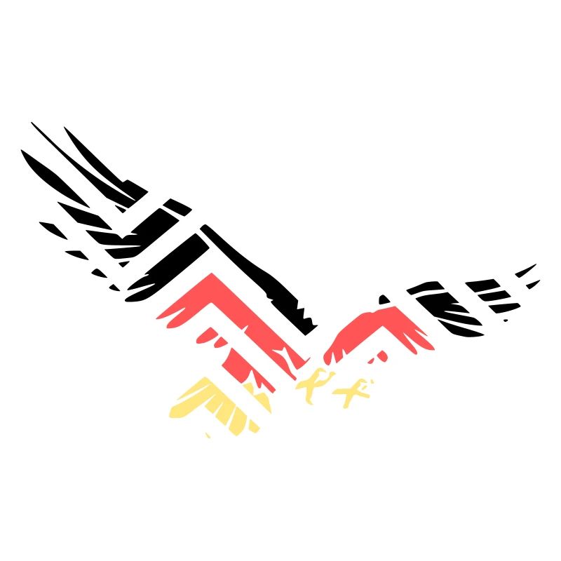 Abstract Eagle Germany Fan