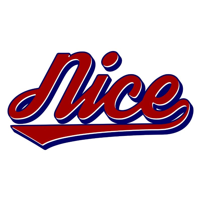 Style de logo rétro Nice Script