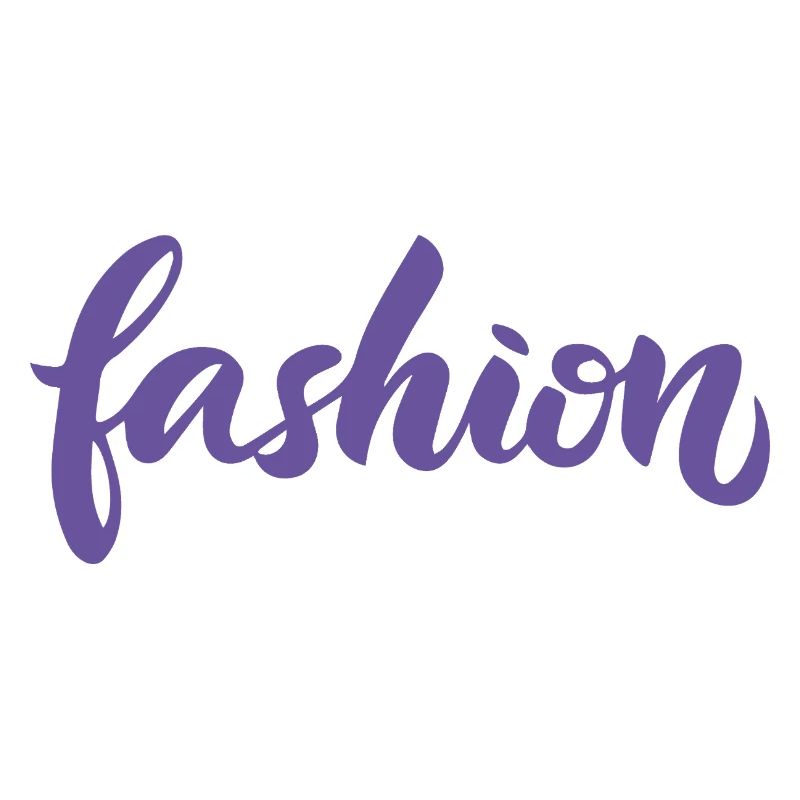 Tendance des écritures de lettrage mode violettes de mode