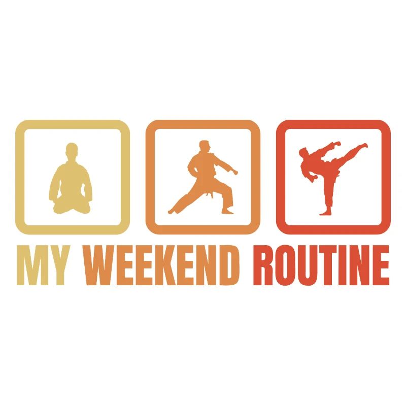 Routine du week-end de karateka