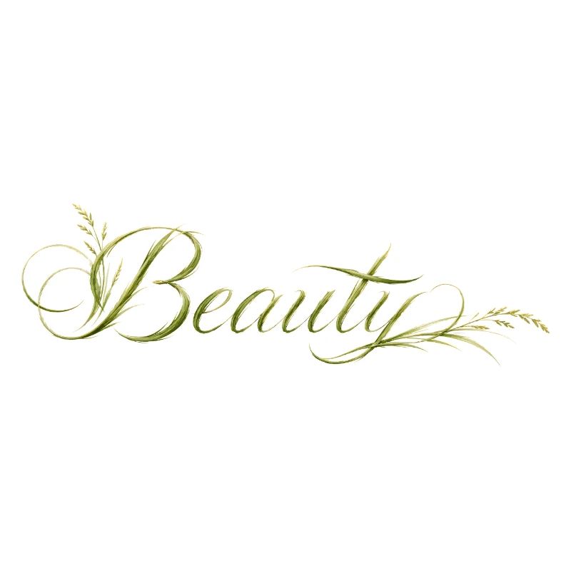 Beauté Lettres, Design de la nature
