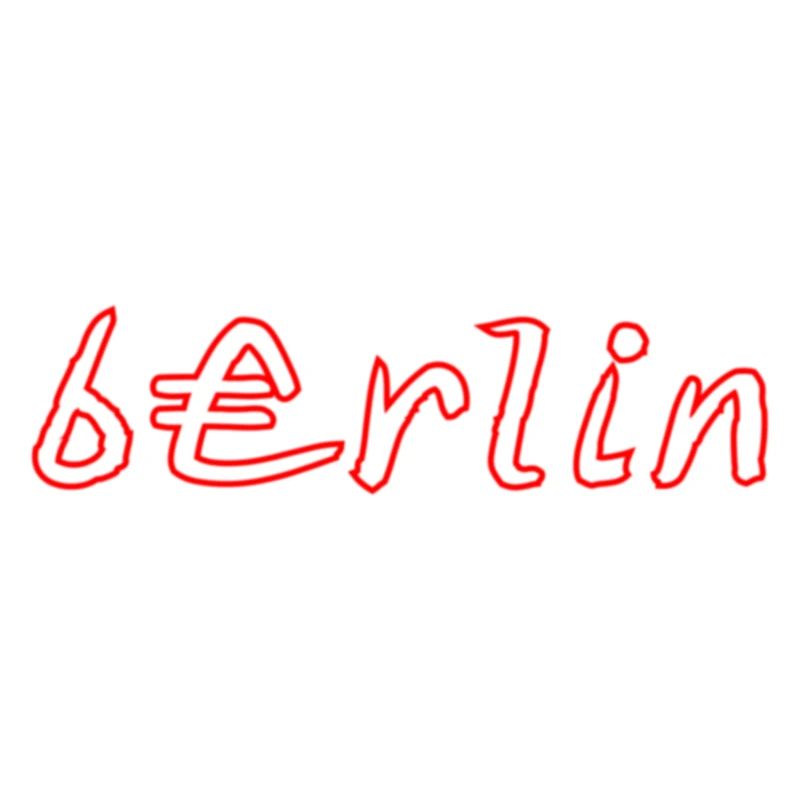 Berlin Neon Graffiti Stil
