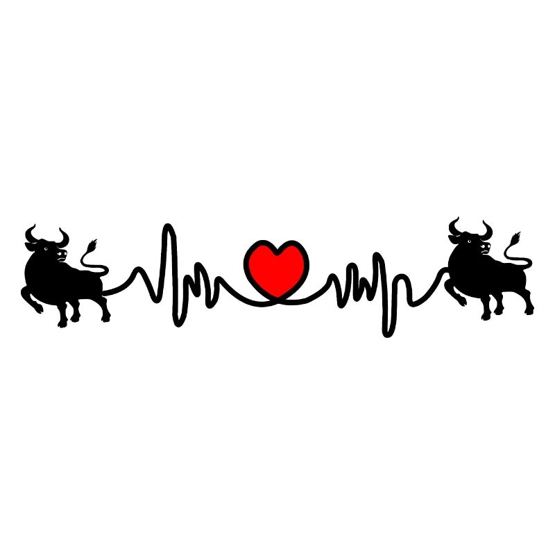 Herzfrequenz Cardio Stier Bulle