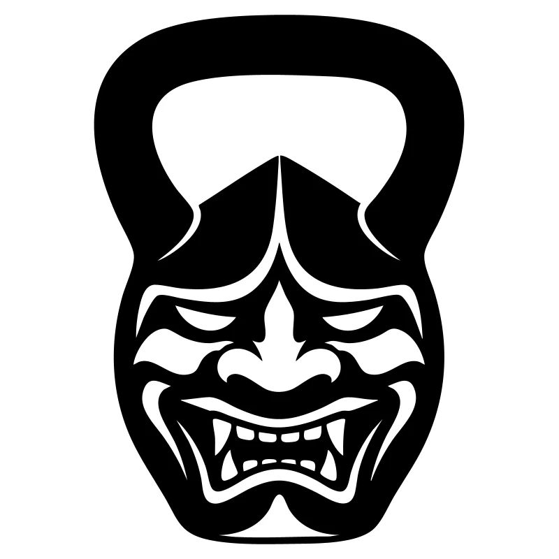 Gym Kettlebell Samurai Mask