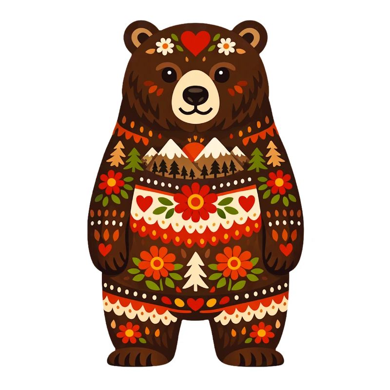 L’ours dans le style populaire