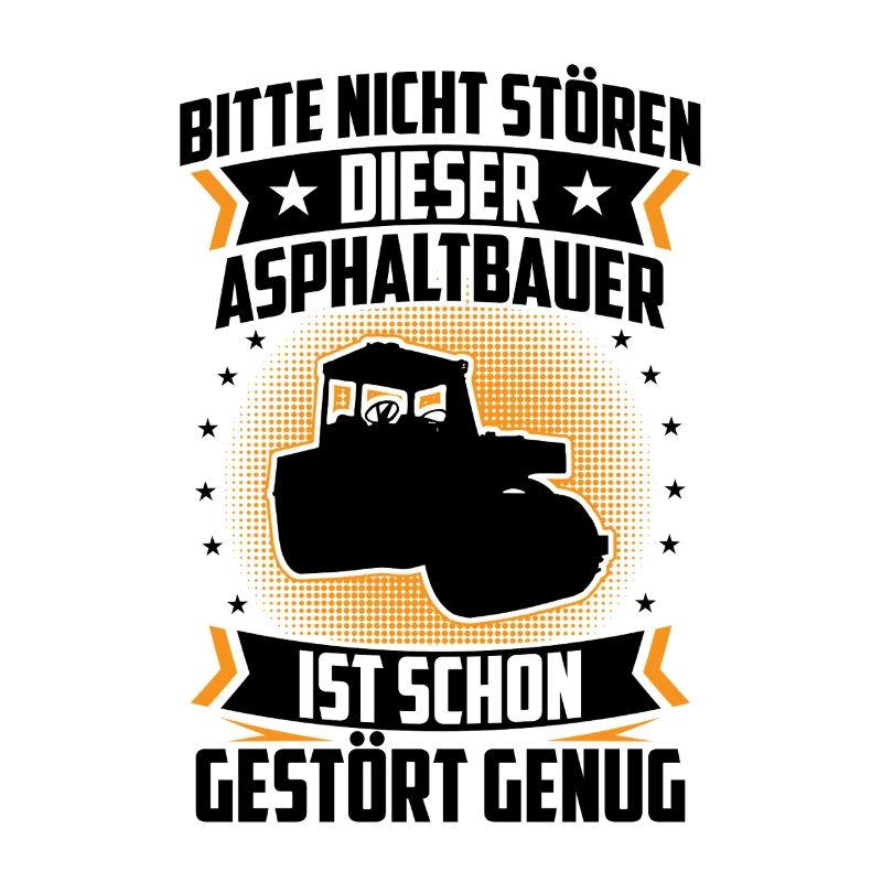 Asphalt builder is disrupted enough road construction