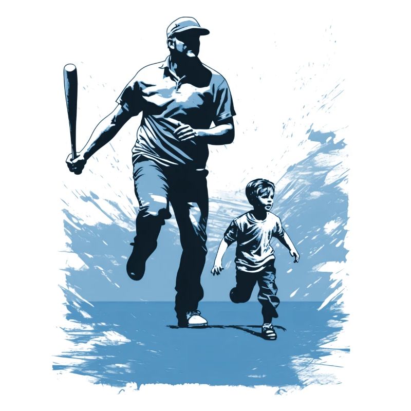 Baseball Vatertag Muttertag Geschenkidee