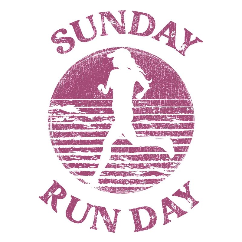 Running Runner Half Marathon Retro