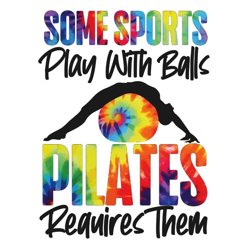 Instructeur de Pilates Professeur Tie Dye