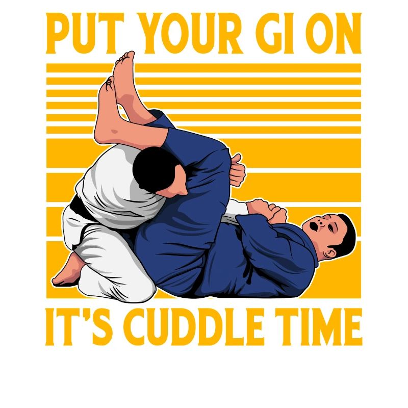 Brazilian Jiu-Jitsu put your Gi on cuddle time