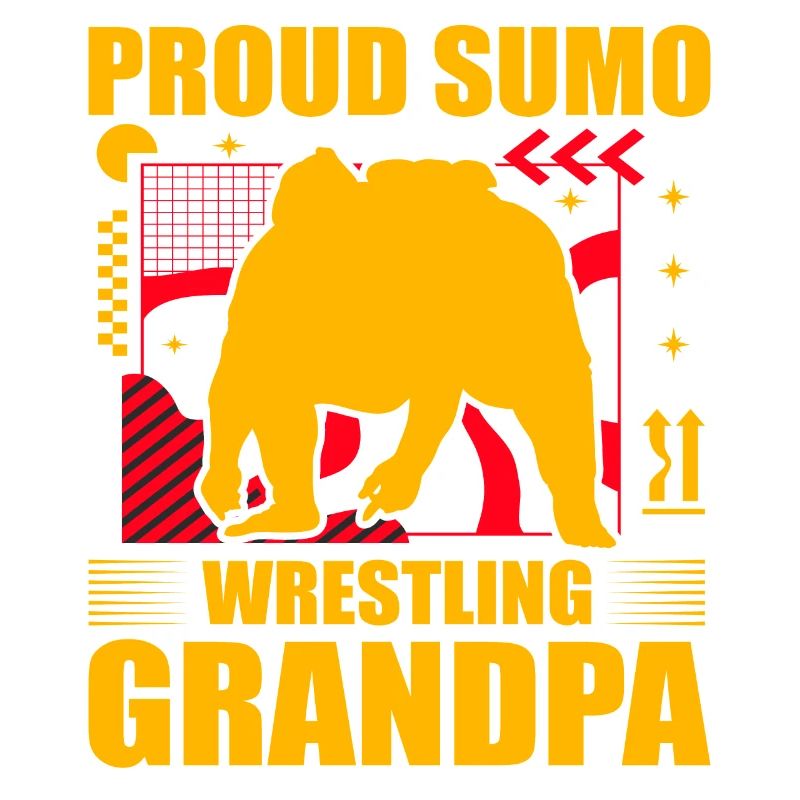 Stolzer Sumo-Ringer-Opa