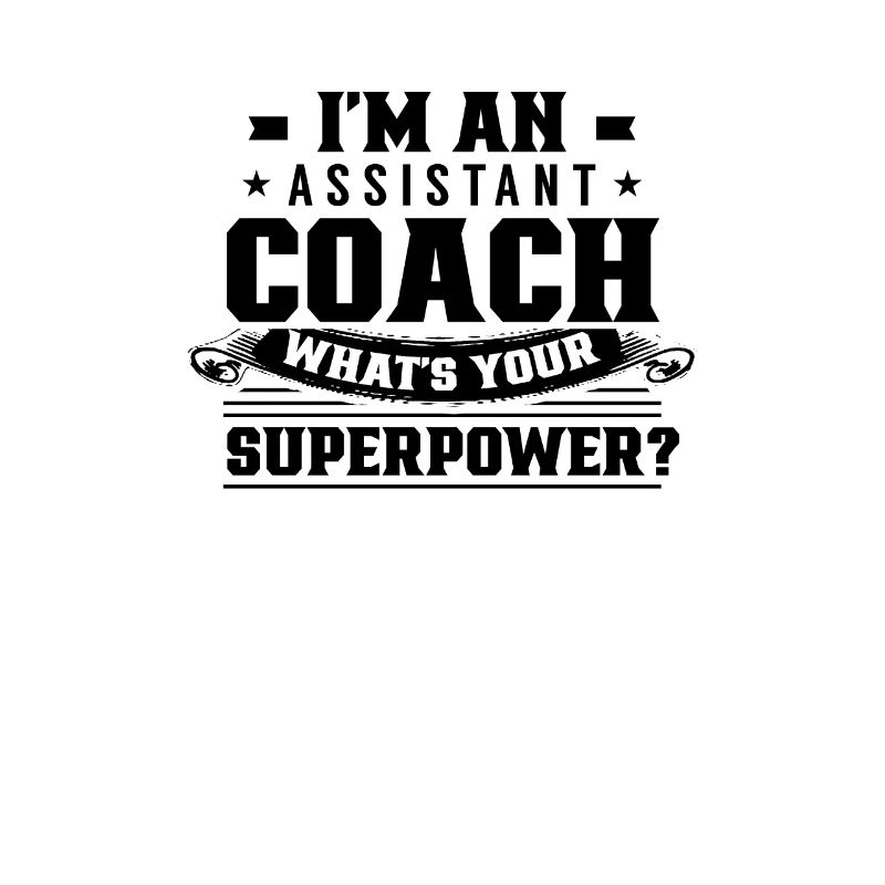 Ich bin ein Assistenztrainer Job Trainerassistent