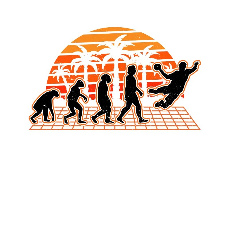 Handballer Evolution Sunset Handball