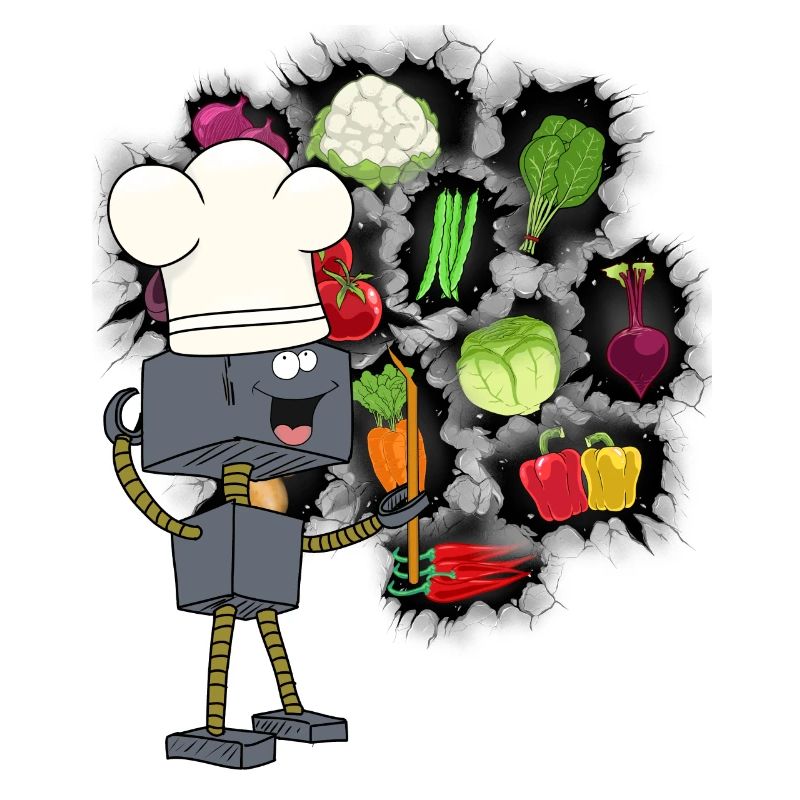Robot Chef Cooks Cook Kitchen Culinary Arts