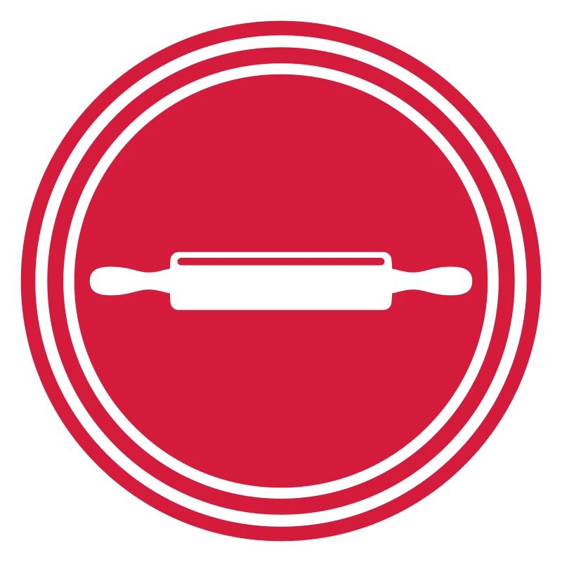 Kitchen roll icon rolling pin