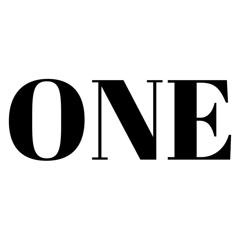 ONE