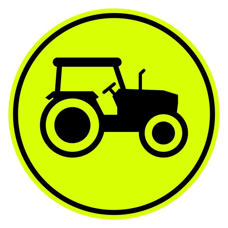 Traktor icon Silhouette