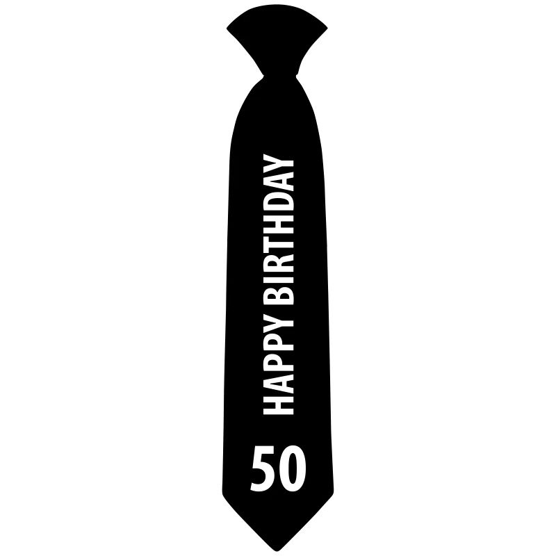 Happy Birthday Cravate 50e anniversaire