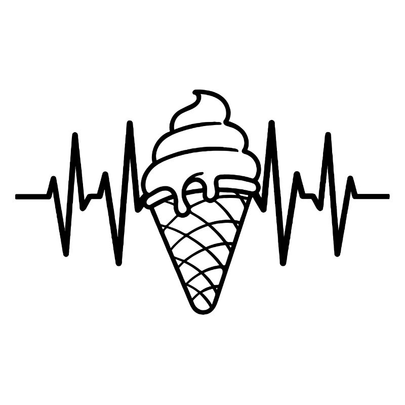 Eiscreme Liebe Eis Herzschlag