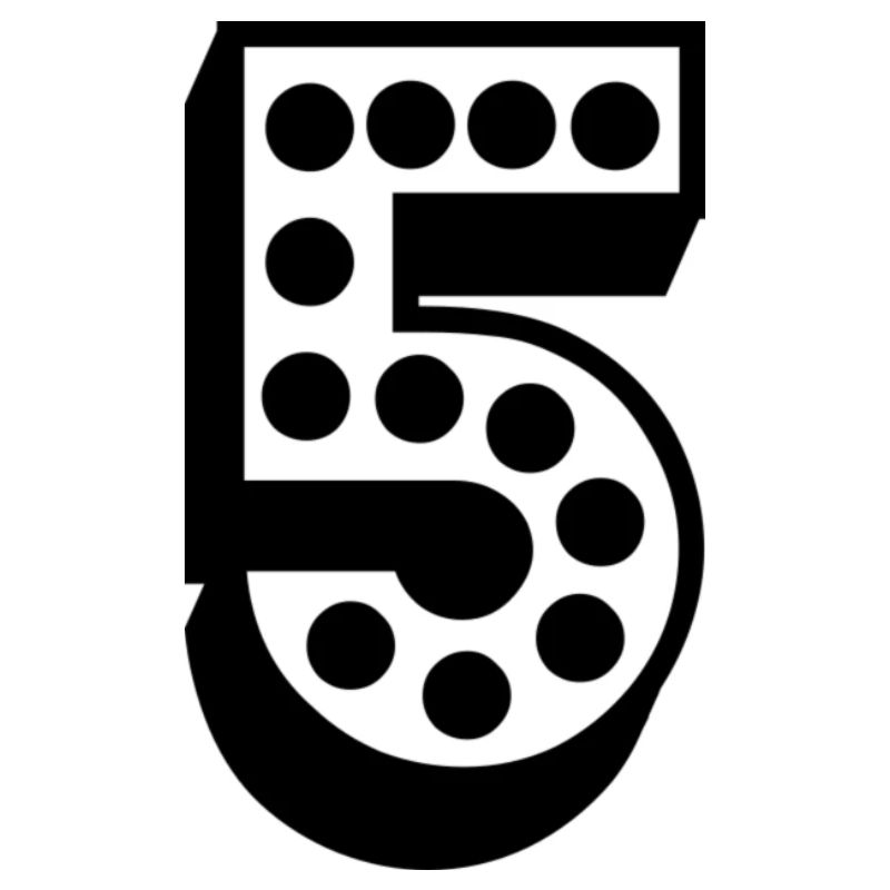 5. 5 ANS. 5e ANNIVERSAIRE. ANNIVERSAIRE 5 ANS. 5.