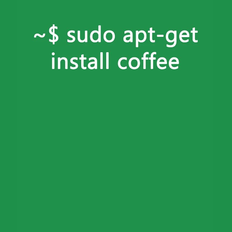 Sysadmin Linux sudo apt-get installer coffee