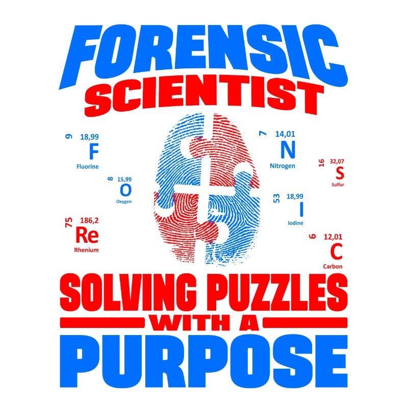 Criminology Forensic Scientist Solving Puzzles