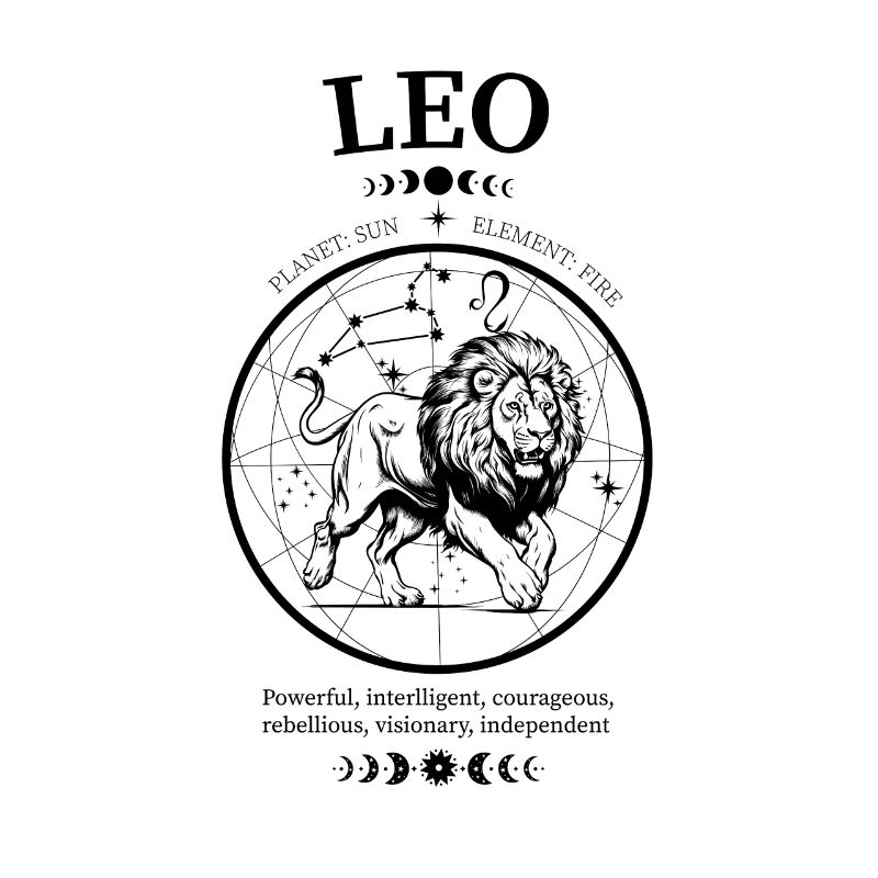 Leo Sternzeichen Löwe Sternenbild