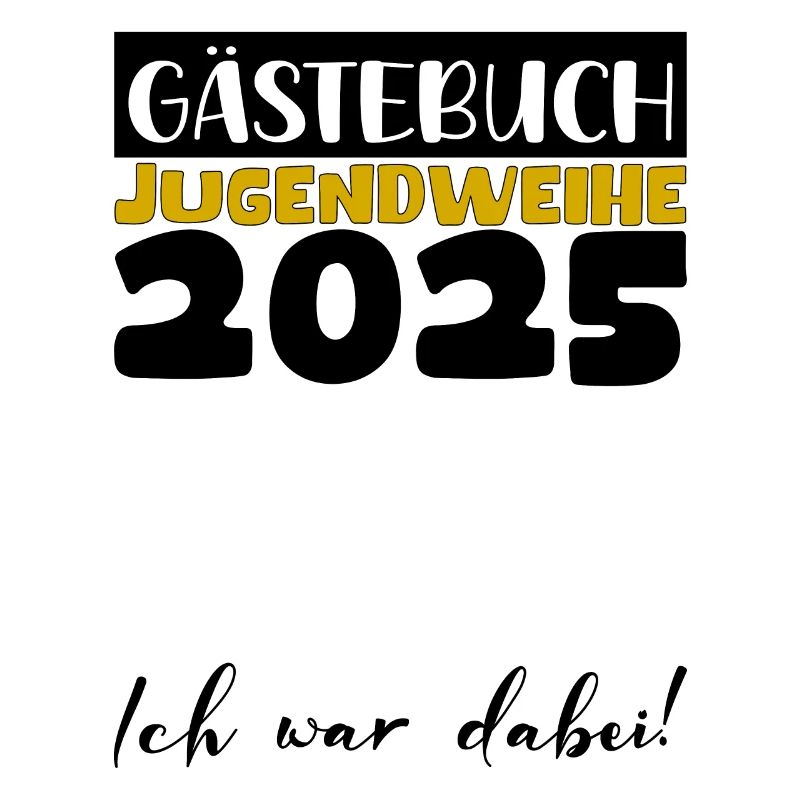Jugendweihe 2025 Gästebuch Geschenk Mädchen Jungen