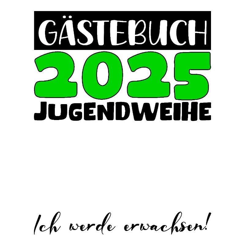 Jugendweihe 2025 Gästebuch Geschenk Mädchen Jungen