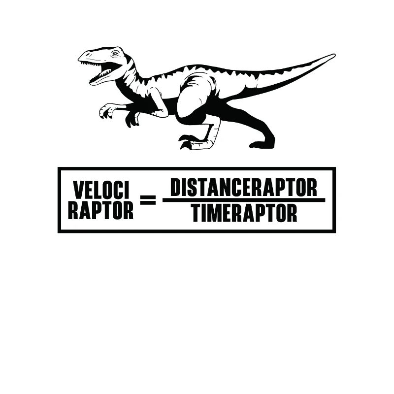 Math Velociraptor Equation Dino Fan Formule