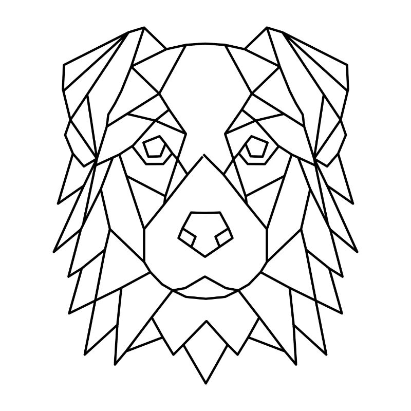 Geometric Australian Shepherd