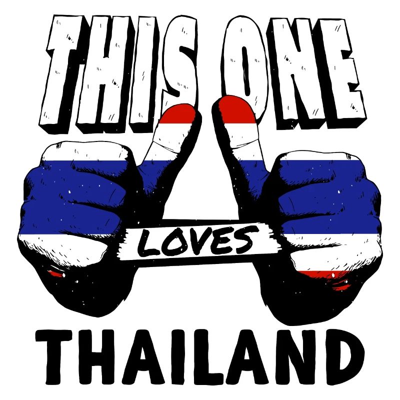 Thaïlande Drapeau Thaïlandais Drapeau utilisé Look