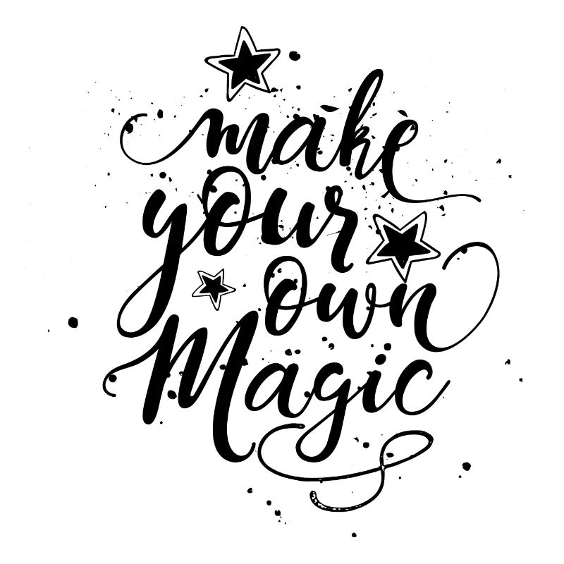 make your own magic black