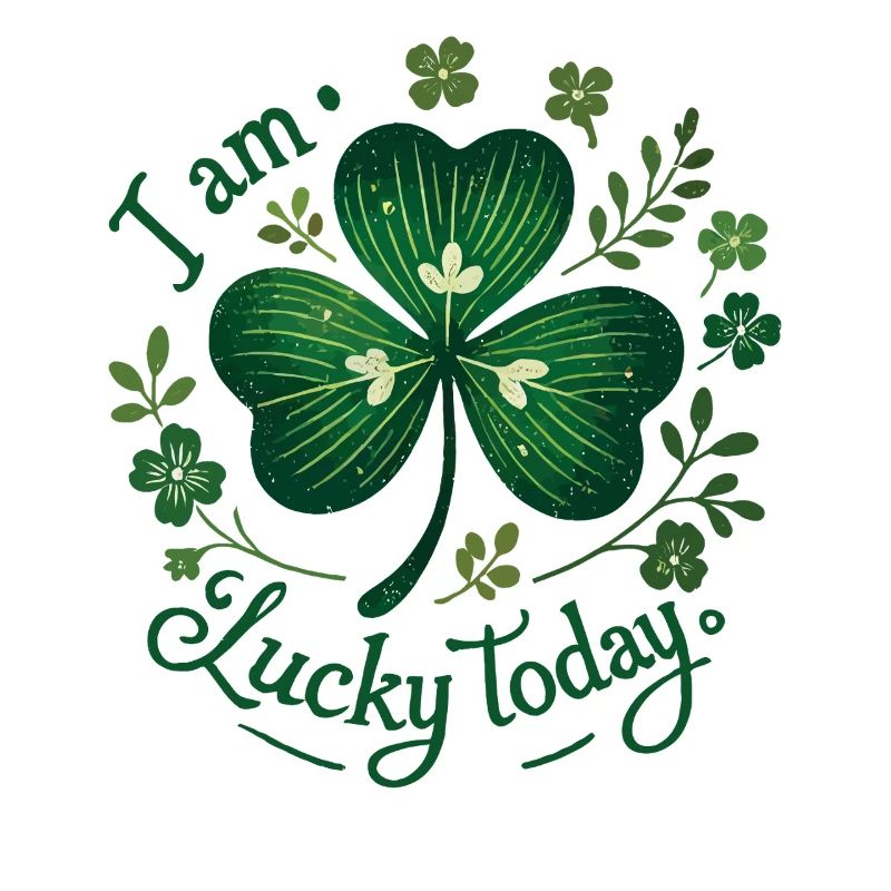 Ich Bin Heute Glücklich Kleeblatt St. Patrick's