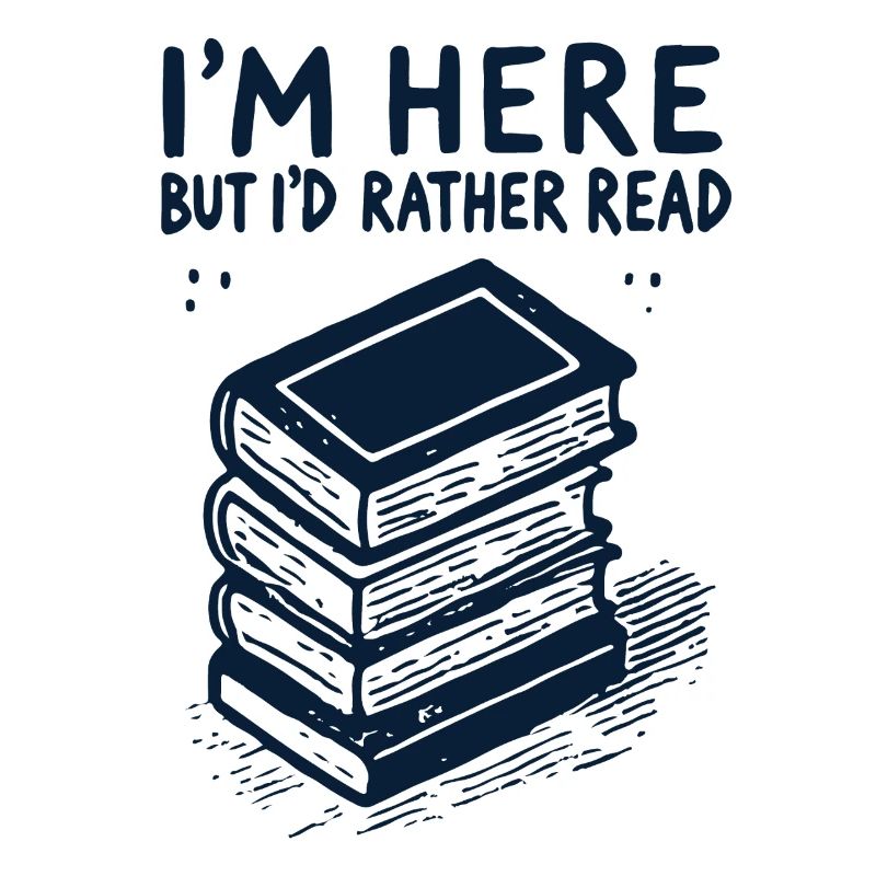 Retro Book Design for Book Nerd and Bibliophile